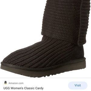Knit Ugg Boots (Classic Cardy Style) in Green